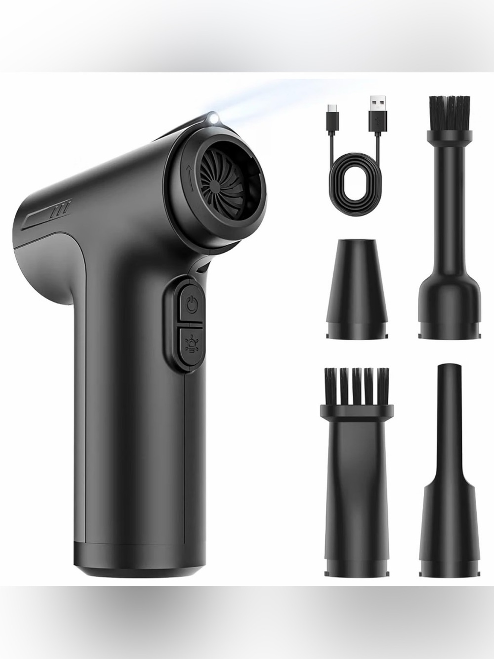 Electric Air Duster Black